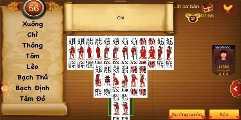 Luật chơi chi tiết và thuật ngữ phổ biến nhất trong game chắn tại nhà cái