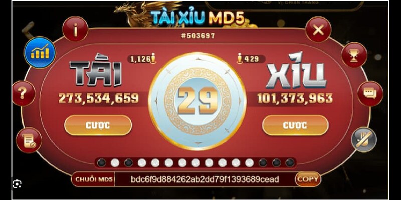 Hướng dẫn tân thủ cách tham gia cá cược vào game Tài xỉu MD5 Iwin